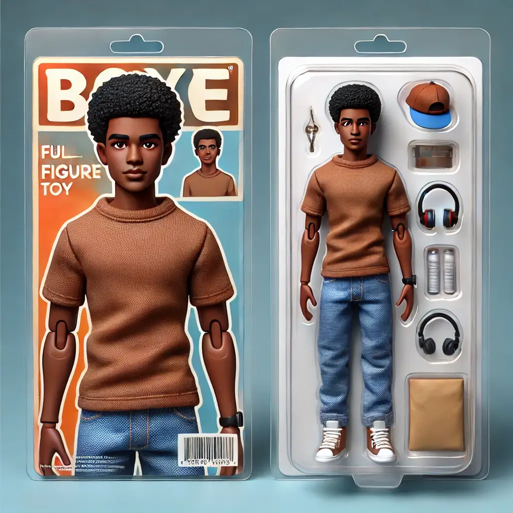 black guy photo converted by doll generator